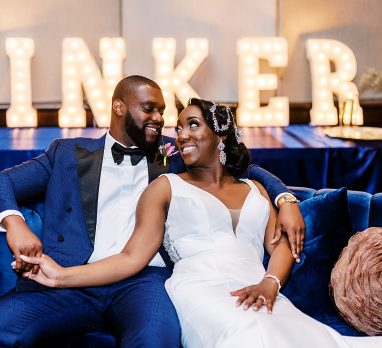 Caribbean Inspired Ballroom Wedding at The Westin. For more unique wedding ideas, visit burghbrides.com!