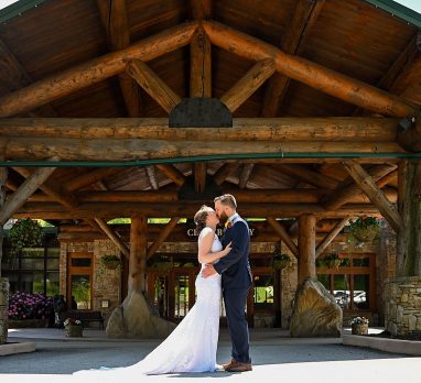 Seven Springs Wedding with Bold Colors. For more colorful wedding ideas, visit burghbrides.com!