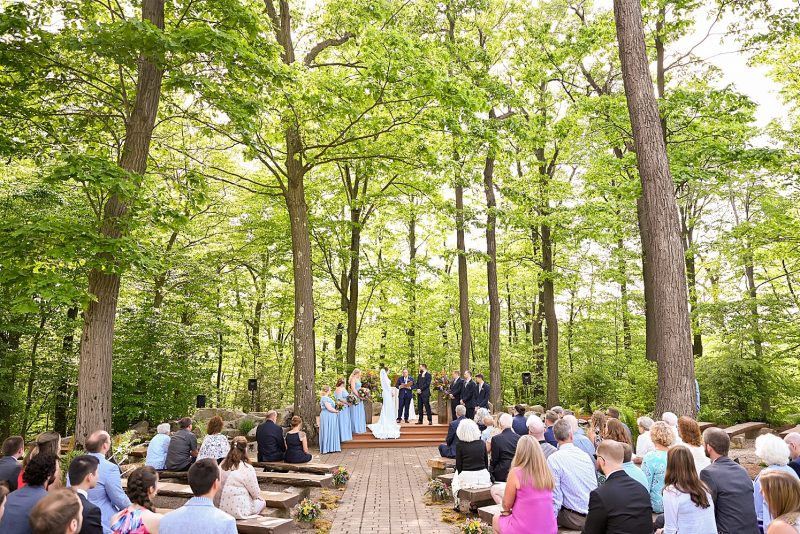 Seven Springs Wedding with Bold Colors. For more colorful wedding ideas, visit burghbrides.com!