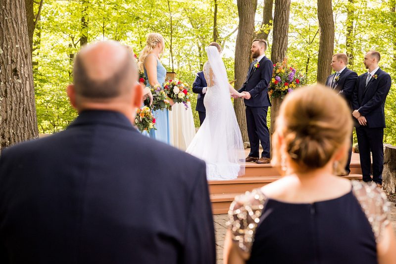 Seven Springs Wedding with Bold Colors. For more colorful wedding ideas, visit burghbrides.com!