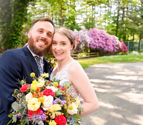 Seven Springs Wedding with Bold Colors. For more colorful wedding ideas, visit burghbrides.com!