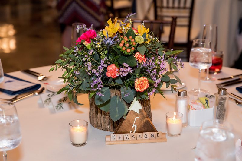 Seven Springs Wedding with Bold Colors. For more colorful wedding ideas, visit burghbrides.com!