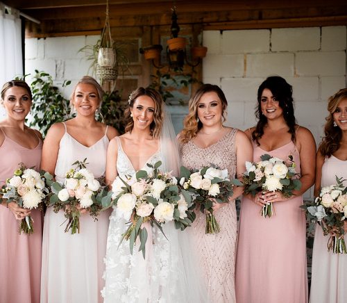 Shady Elms Farm Wedding That Oozes Romance. For more blush pink wedding ideas, visit burghbrides.com!