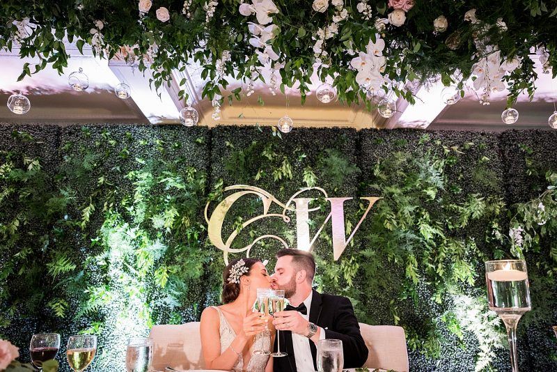 Luxurious Omni William Penn Wedding. For more luxury wedding ideas, visit burghbrides.com!