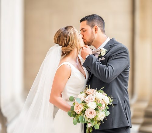 Timeless Circuit Center Wedding. For more classic wedding ideas, visit burghbrides.com!