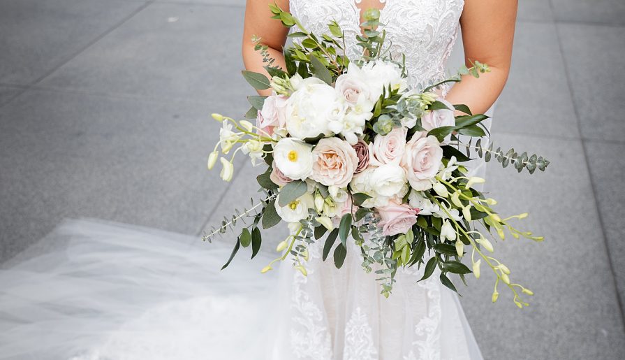 Modern Mauve Wedding at the Wintergarden at PPG Place