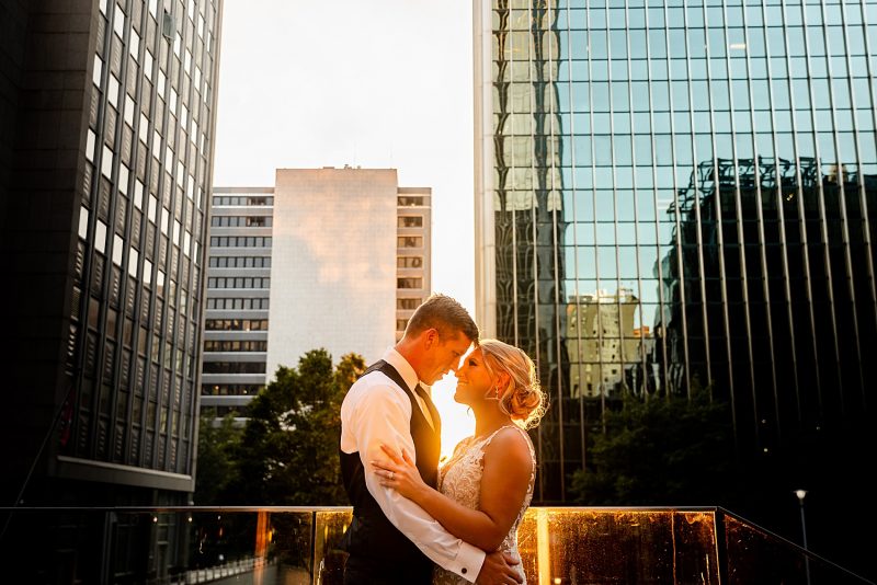 Modern Mauve Wedding at Wintergarden PPG Place. For more chic wedding ideas, visit burghbrides.com!