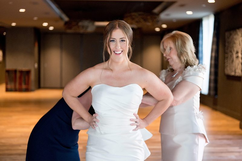 Modern Monochromatic Wedding at the Wintergarden at PPG Place. For more modern wedding ideas, visit burghbrides.com!