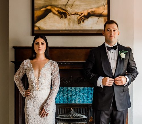 Luxe Art Deco Downtown Pittsburgh Wedding. For more modern wedding ideas, visit burghbrides.com!