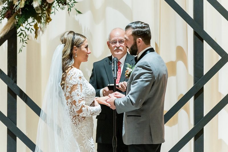 Modern Boho Wedding at the Circuit Center and Ballroom. For more boho wedding ideas, visit burghbrides.com!
