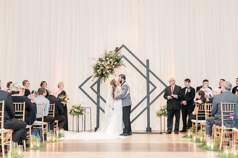 Modern Boho Wedding at the Circuit Center and Ballroom. For more boho wedding ideas, visit burghbrides.com!