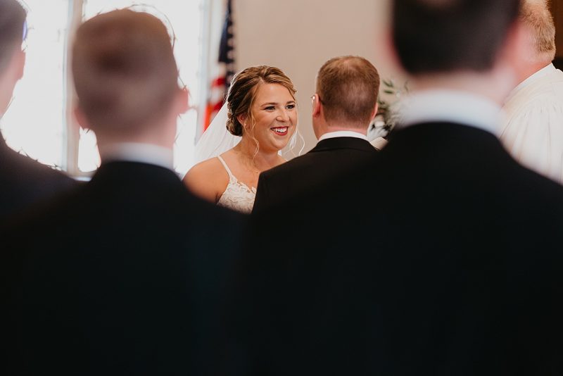 Playful Heinz History Center Wedding with Ribbon Details. For more Pittsburgh wedding ideas, visit burghbrides.com!