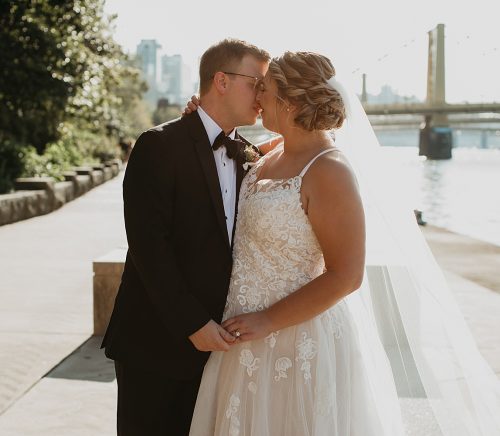 Playful Heinz History Center Wedding with Ribbon Details. For more Pittsburgh wedding ideas, visit burghbrides.com!