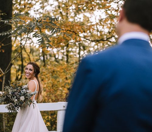 Boho Glam Wedding at Williams Golf & Country Club. For more fall wedding ideas, visit burghbrides.com!