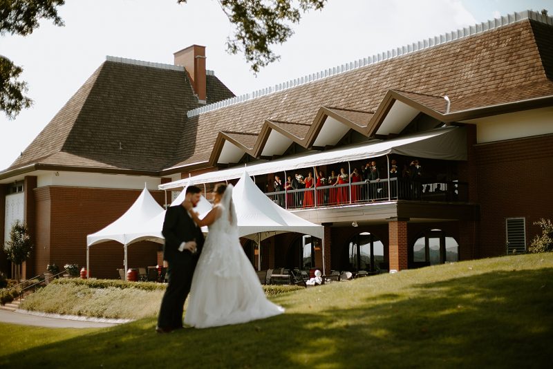 Edgewood Country Club Wedding with Nods to Pittsburgh. For more Pittsburgh wedding ideas, visit burghbrides.com!