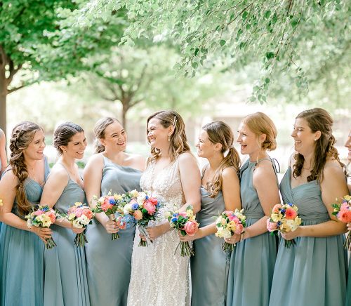 Garden Inspired Tent Wedding with Pretty Colors & Textures. For more spring wedding ideas, visit burghbrides.com!
