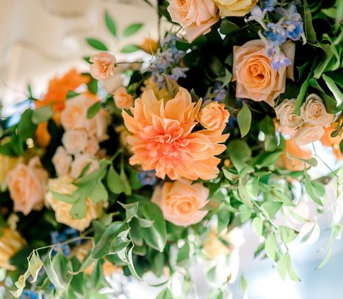 Garden Inspired Tent Wedding with Pretty Colors & Textures. For more spring wedding ideas, visit burghbrides.com!