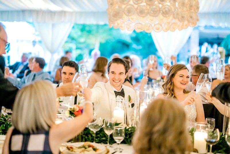 Garden Inspired Tent Wedding with Pretty Colors & Textures. For more spring wedding ideas, visit burghbrides.com!