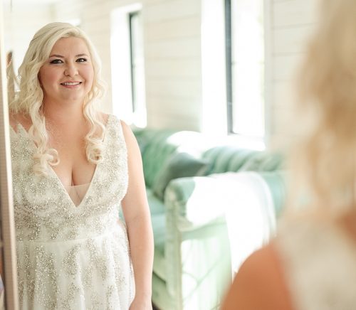 Shady Elms Farm Wedding with Mint Accents. For more rustic wedding ideas, visit burghbrides.com!