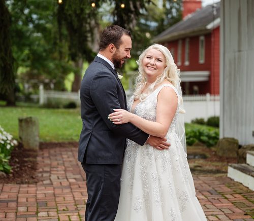Shady Elms Farm Wedding with Mint Accents. For more rustic wedding ideas, visit burghbrides.com!