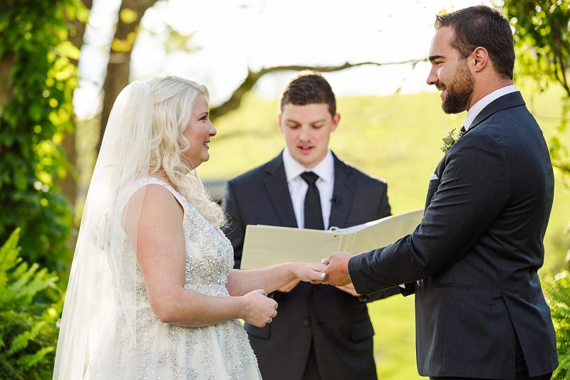 Shady Elms Farm Wedding with Mint Accents. For more rustic wedding ideas, visit burghbrides.com!