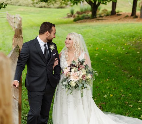 Shady Elms Farm Wedding with Mint Accents. For more rustic wedding ideas, visit burghbrides.com!