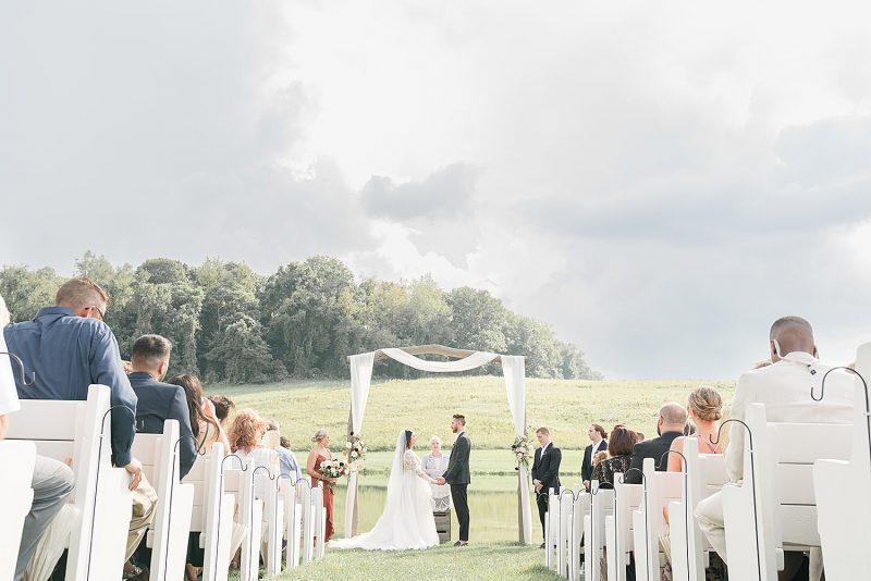 Stunning Lakeside Wedding at Bramblewood. For more rustic wedding ideas, visit burghbrides.com!