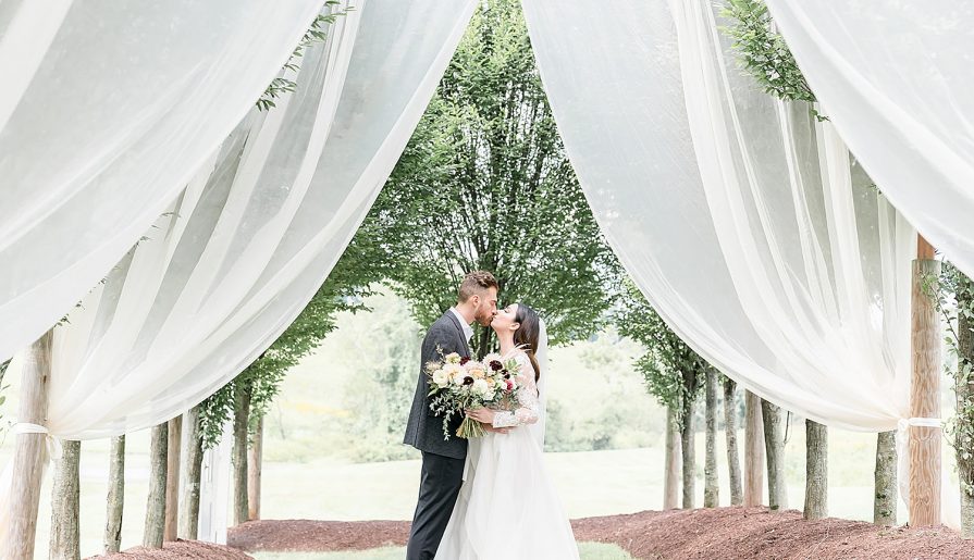 Stunning Lakeside Wedding at Bramblewood. For more rustic wedding ideas, visit burghbrides.com!
