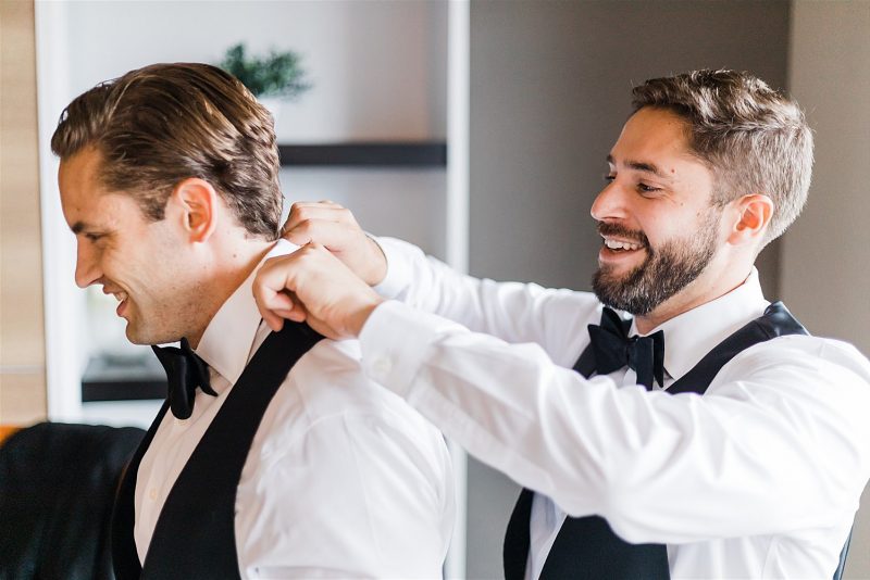 Timeless Personalized Wedding at PPG Wintergarden. For more black and white wedding ideas, visit burghbrides.com!