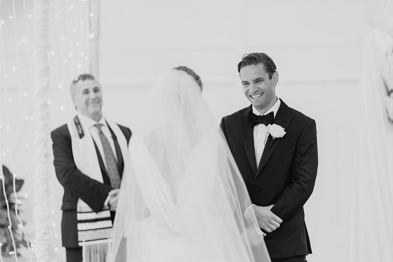 Timeless Personalized Wedding at PPG Wintergarden. For more black and white wedding ideas, visit burghbrides.com!