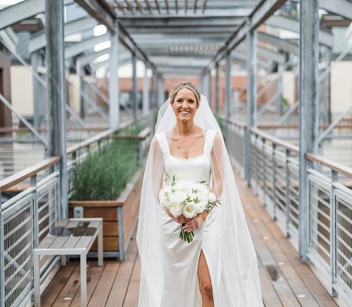 Timeless Personalized Wedding at PPG Wintergarden. For more black and white wedding ideas, visit burghbrides.com!