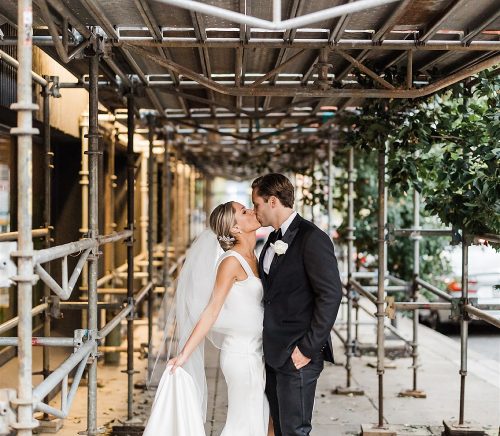 Timeless Personalized Wedding at PPG Wintergarden. For more black and white wedding ideas, visit burghbrides.com!