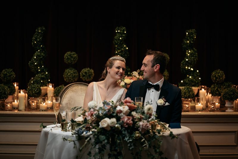 Royal English Garden Wedding at the Cathedral Room at St. Nicholas. For more royal wedding inspiration, visit burghbrides.com!