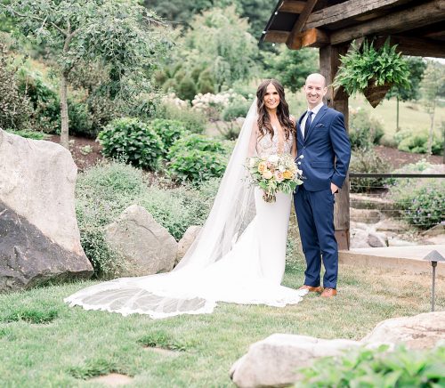 Sweet & Serene Wedding at The Barn at Maple Falls. For more romantic wedding ideas, visit burghbrides.com!