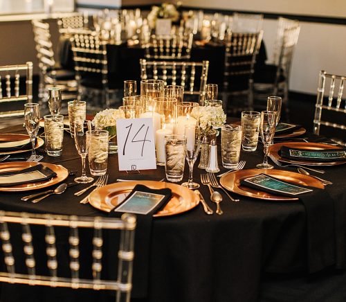 Moody & Chic Rivers Club Wedding. For more modern wedding ideas, visit burghbrides.com!