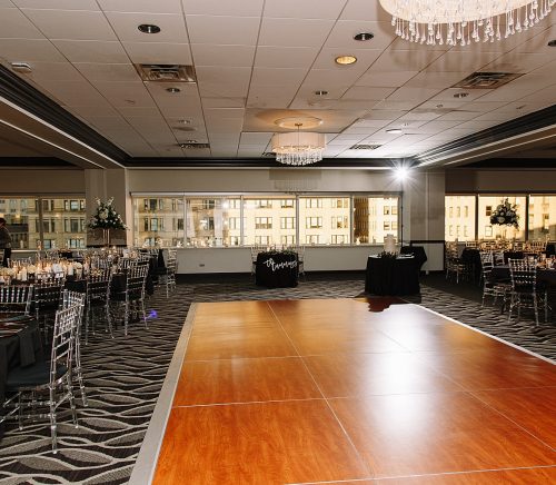 Moody & Chic Rivers Club Wedding. For more modern wedding ideas, visit burghbrides.com!