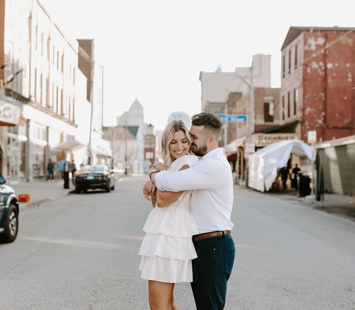 Fun-Loving Engagement Session in the Strip District | Burgh Brides