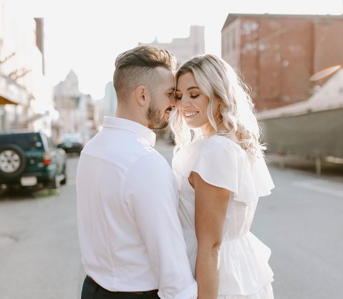 Fun-Loving Engagement Session in the Strip District | Burgh Brides