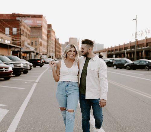 Fun-Loving Engagement Session in the Strip District | Burgh Brides