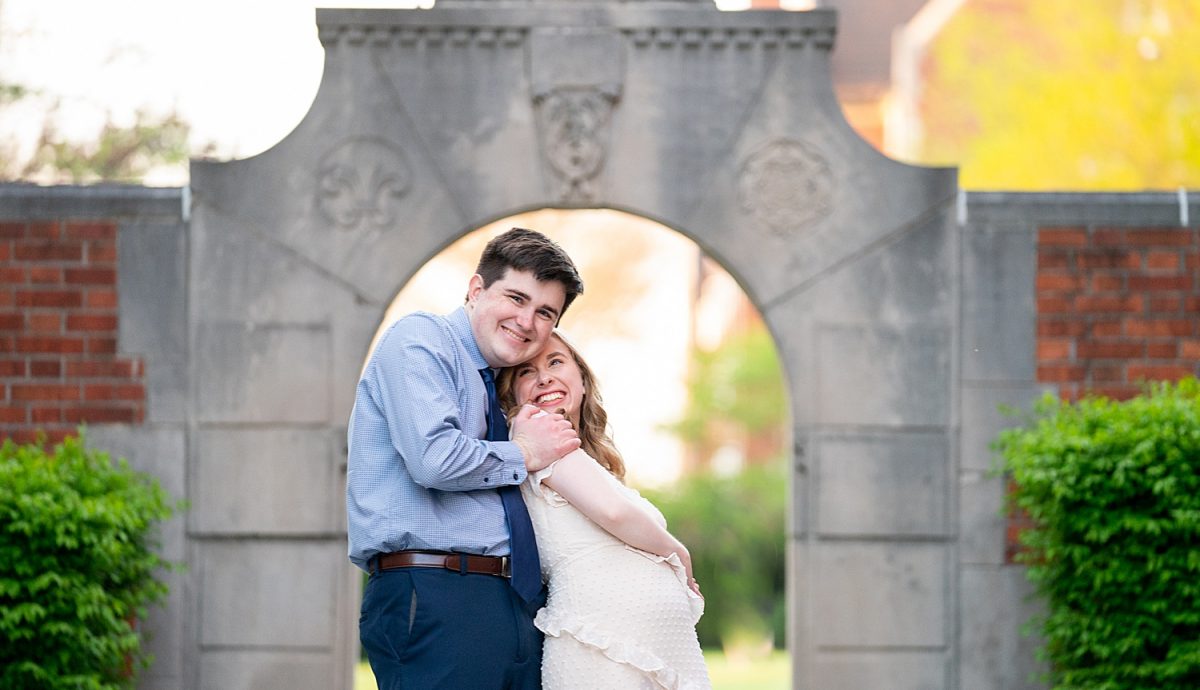 Reminiscent Engagement Session at Grove City College | Burgh Brides | Erica Dietz Photography