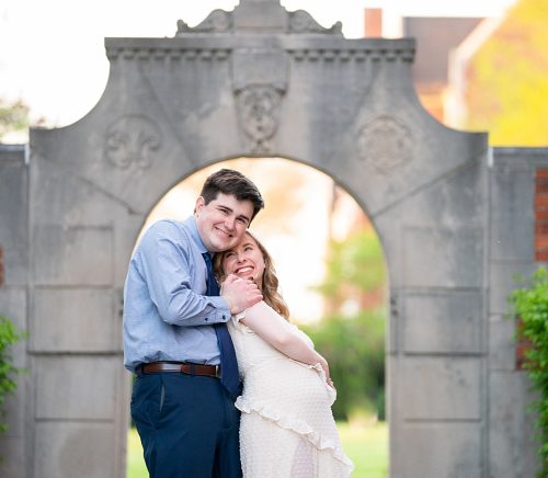 Reminiscent Engagement Session at Grove City College | Burgh Brides | Erica Dietz Photography