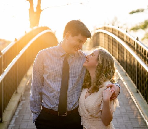 Reminiscent Engagement Session at Grove City College | Burgh Brides | Erica Dietz Photography