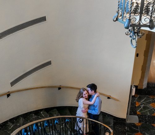 Reminiscent Engagement Session at Grove City College | Burgh Brides | Erica Dietz Photography