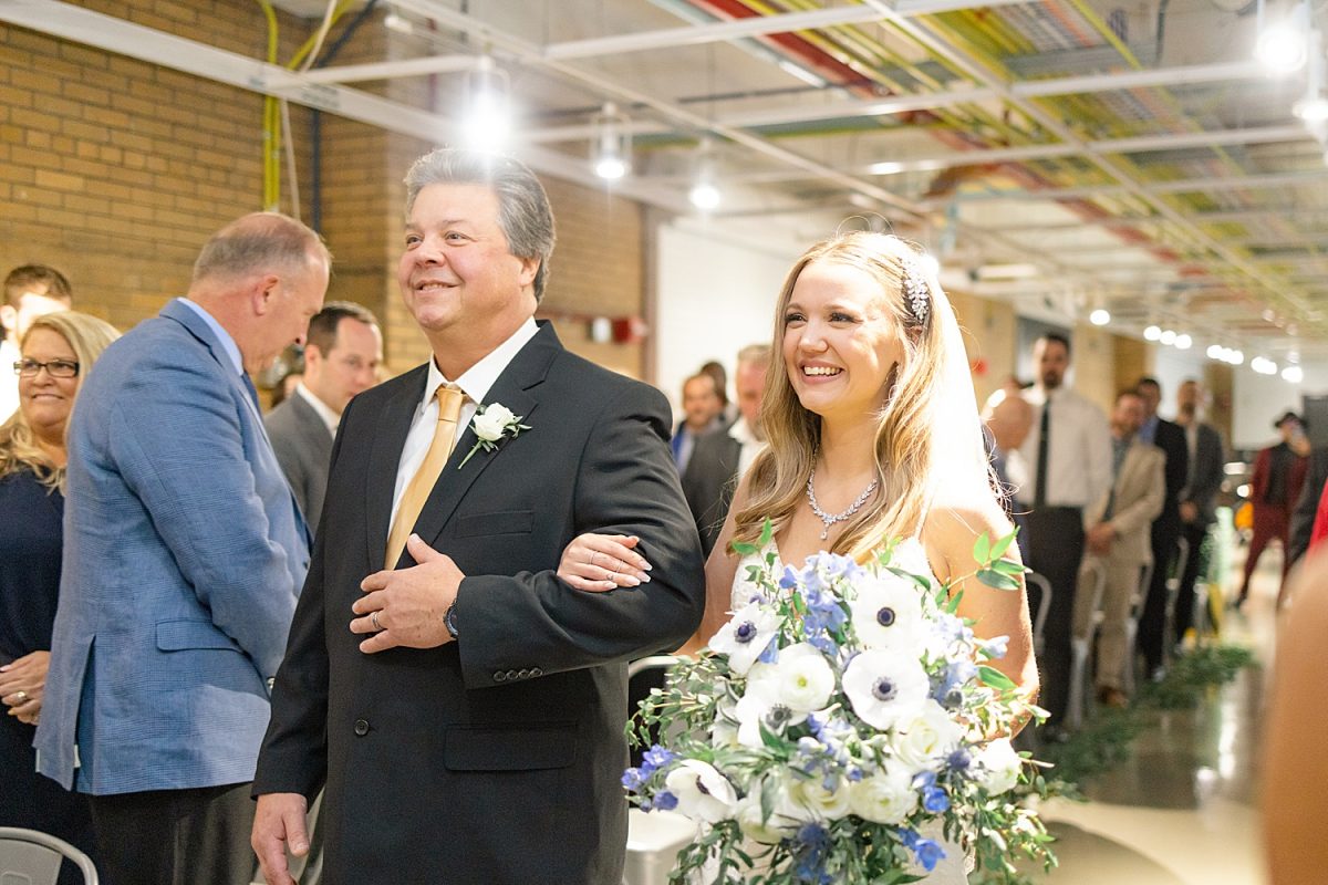 Sage Green & Dusty Blue Energy Innovation Center Wedding | Burgh Brides | Danielle Durbin Film & Photo