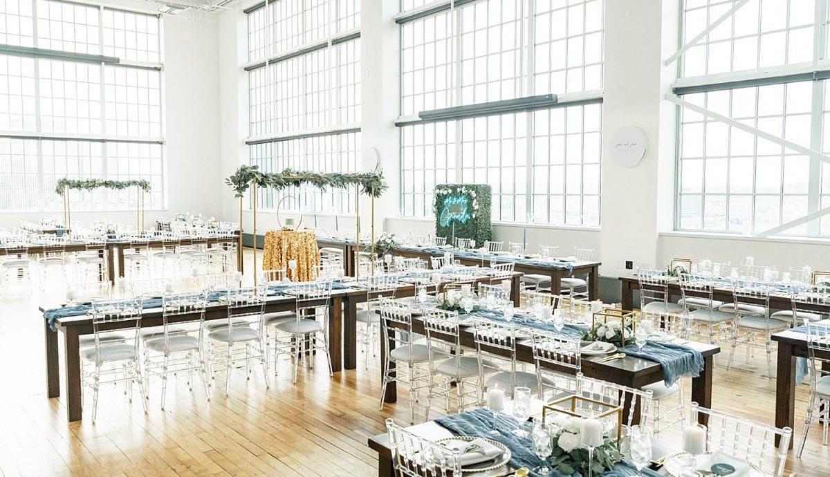 Sage Green & Dusty Blue Energy Innovation Center Wedding | Burgh Brides | Danielle Durbin Film & Photo