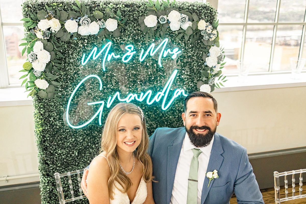 Sage Green & Dusty Blue Energy Innovation Center Wedding | Burgh Brides | Danielle Durbin Film & Photo