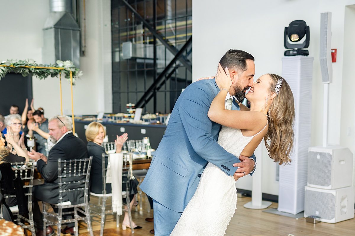Sage Green & Dusty Blue Energy Innovation Center Wedding | Burgh Brides | Danielle Durbin Film & Photo