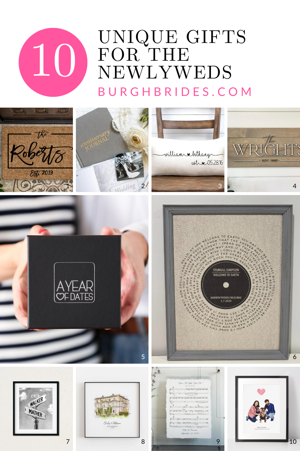 10 Unique Gifts for Newlyweds Burgh Brides