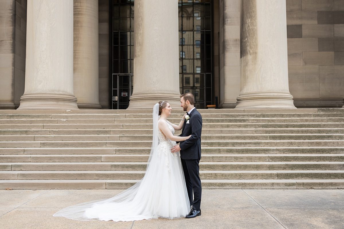 Garden Inspired Soldiers & Sailors Museum Wedding | Burgh Brides | Dana Lynn Photography