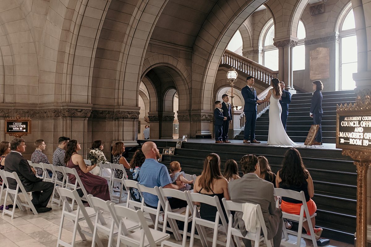 Sweet Allegheny County Courthouse Elopement | Burgh Brides | Iris Marie Photography